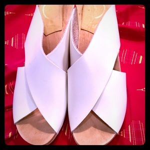 No.6 Clogs - Frida Size 39 - White Leather